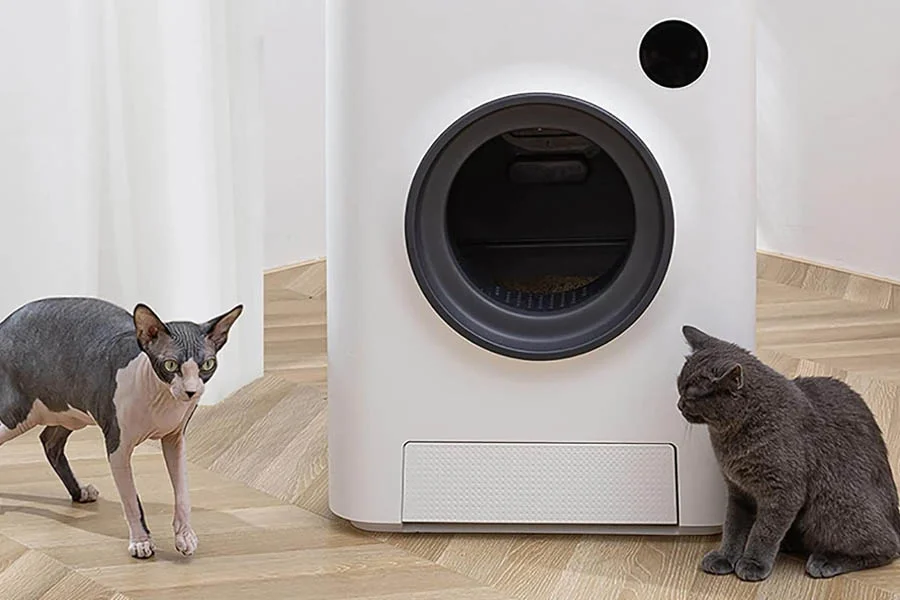 automatic litter box for large cats