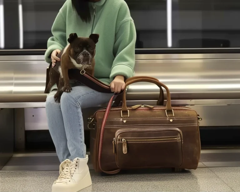 mens leather carry on bag